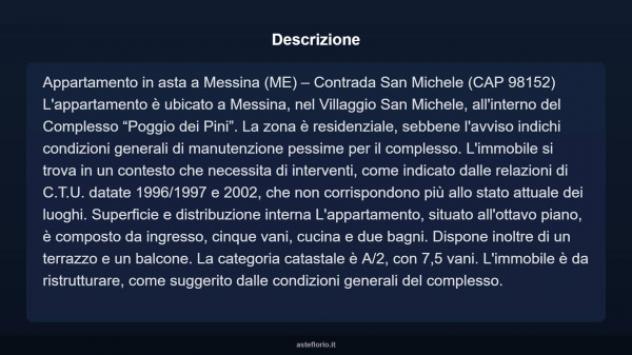 Immobile in asta di 105 m², box auto in vendita a Messina - Foto 17