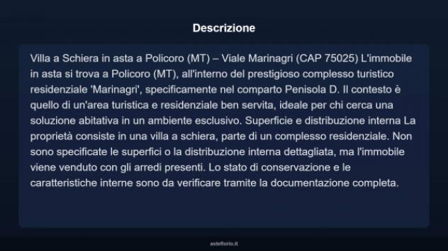 Immobile in asta di 100 m², box auto in vendita a Policoro - Foto 3
