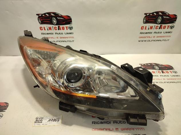 FARO ANTERIORE DESTRO MAZDA 3 Berlina Serie BDG7-51030 100-41345 10008-41343 Y642 (0913)