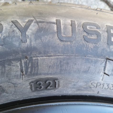 Ruotino di scorta Opel Corsa 1997 - 2019 interasse 4 x 100 mm - Foto 2