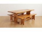 Tavolo e panche in vero legno rustico 8/10 posti