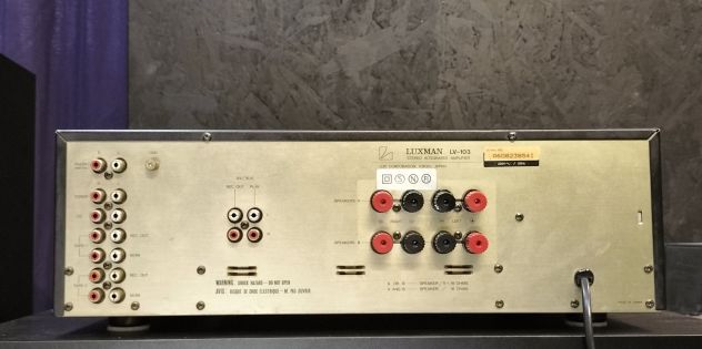 LUXMAN LV103 amplificatore integrato ibrido - Foto 2