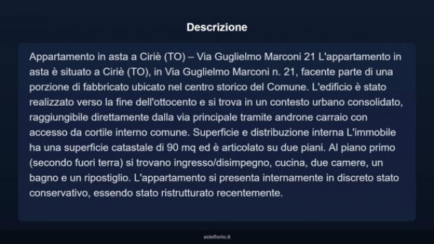 Immobile in asta di 90 m² in vendita a Ciriè - Foto 4