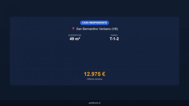 Immobile in asta di 49 m² in vendita a San Bernardino Verbano - Foto 16