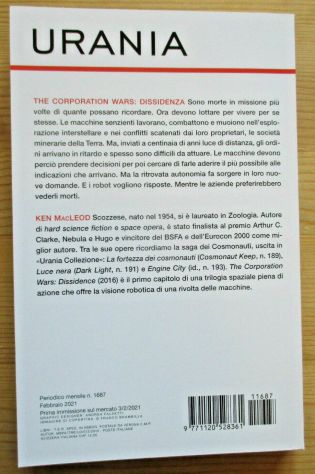 THE CORPORATION WARS: DISSIDENA, Kenneth Macrae MacLeod, Urania n. 1687. - Foto 3