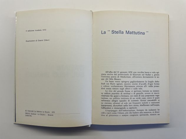 Italiani sul Nilo bianco, Vincenzo Biloni, Editrice La Scuola, 1972 - Foto 3