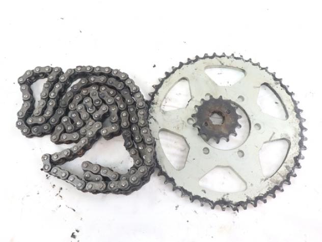 VOGE BRIVIDO R 125 2600102790001 2904202930001 KIT CATENA CORONA PIGNONE 23 - 26 DRIVE CHAIN KIT - Foto 4