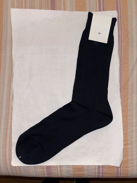 CALZE NUOVE DA UOMO LEGGERE IN COTONE FIRMATE ORIGINALI PAUL SMITH,MADE IN ITALY - Foto 10