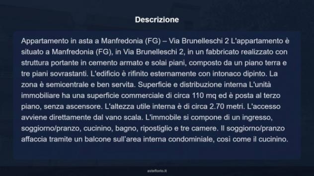 Immobile in asta di 110 m² in vendita a Manfredonia - Foto 12