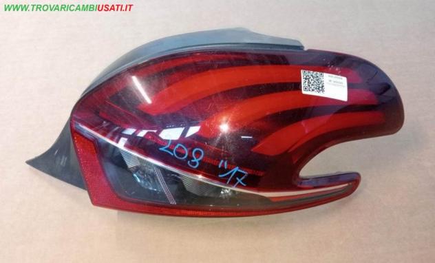FANALE POST. D.  Parti elettriche  Fanaleria  Fanali  Fanale post. dx. PEUGEOT - 208 - 01-04-2015 - 31-12-2019