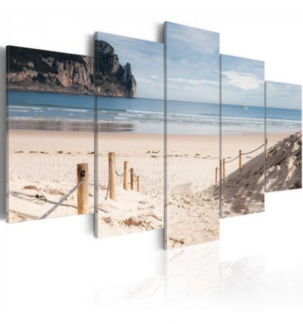 Quadro Sulla Spiaggia 100x50 E 200x100 ARREDALACASA