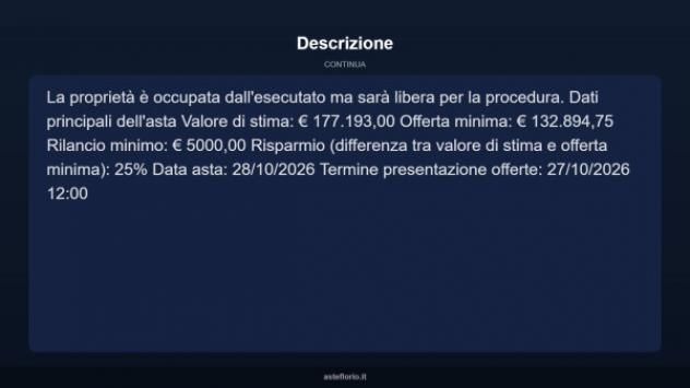 Immobile in asta di 305 m² in vendita a Calvi - Foto 12