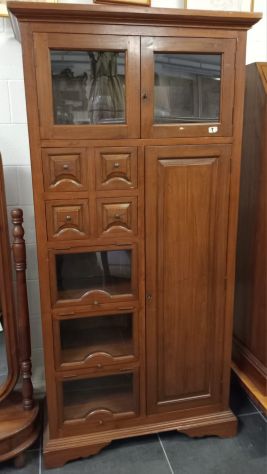 VENDO MOBILE PASTAIA CASSETTIERA DA NEGOZIO ANTIQUARIATO IN NOCE