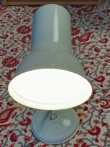 lume da tavolo in metallo vintage celesttino - Foto 7