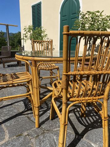 Tavolo Bamboo con sedie - Foto 4