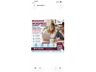 Lezioni private WordPress, social e content marketing