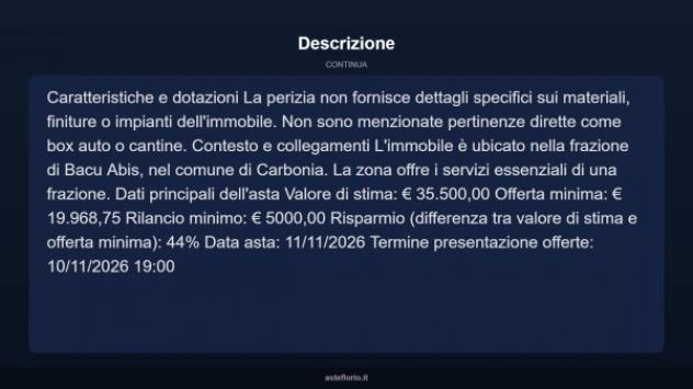 Immobile in asta di 152 m² in vendita a Carbonia - Foto 5