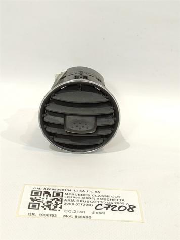 BOCCHETTE ARIA CRUSCOTTO MERCEDES CLK Coupé W209 A2098300154 646966 (02)