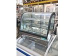 vetrina refrigerata ventilata con vetri curvi usata