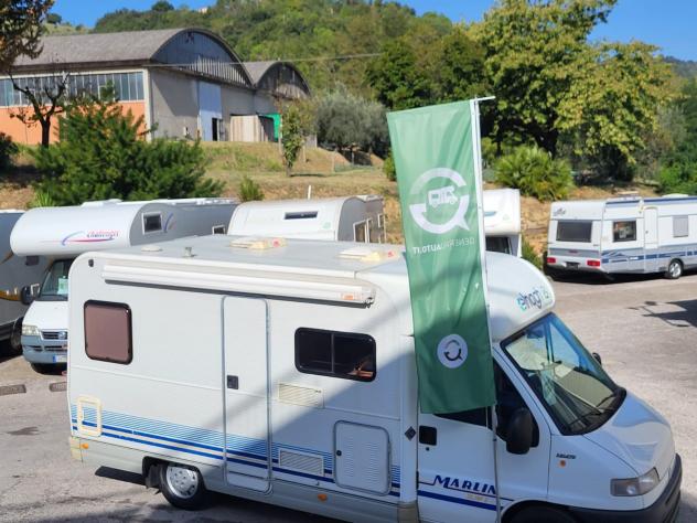 CAMPER ELNAGH DUCATO SEMINTEGRALE LETTO FRANCESE TENDALINO PORTABICI GENERALI USATO - Foto 5