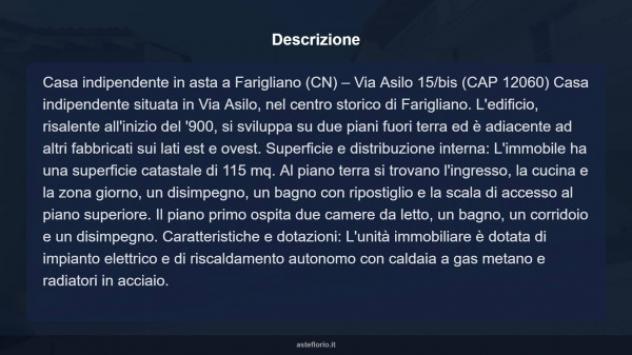 Immobile in asta di 115 m² in vendita a Farigliano - Foto 11