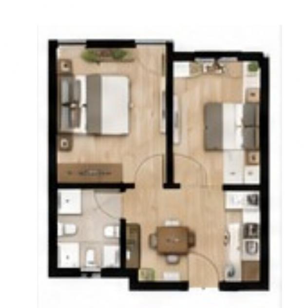Disponibile da subito: trilocale con terrazzo e 4 posti letto - Foto 12