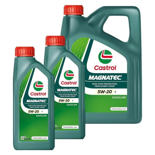 Castrol Magnatec 5W-20 E Olio motore 100% sintetico 6L Ford WSS-M2C948-B