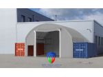 Coperture Tunnel su container 8 x 6 x 5,6 con aperture a Fisarmonica ambo i lati
