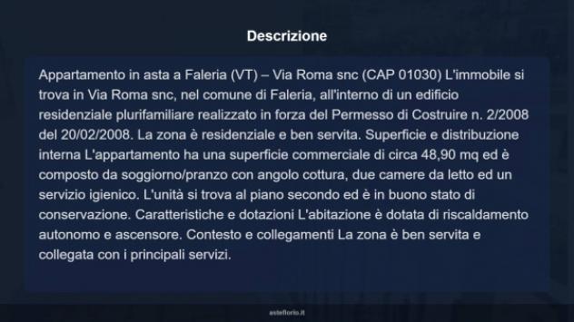 Immobile in asta di 48 m², box auto in vendita a Faleria - Foto 17