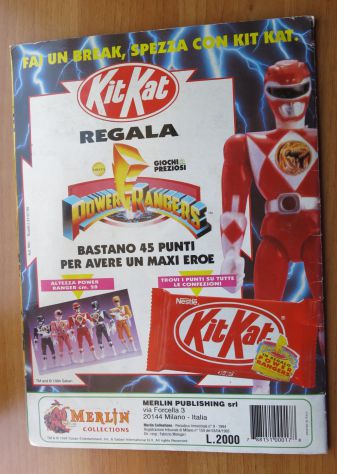ALBUM POWER REANGERS DELLA MERLIN - MANCANO 49 FIGURINE - - Foto 2