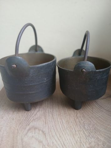 Paioli antichi  in ghisa - Foto 3