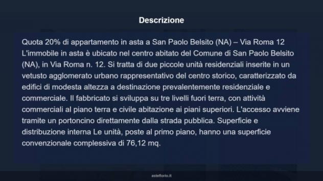 Immobile in asta di 76 m² in vendita a San Paolo Bel Sito - Foto 12