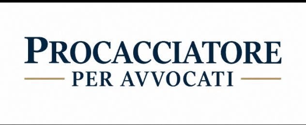 PROCACCIATORE DISPONIBILE PER AVVOCATI