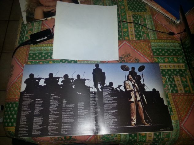 UNA COPERTINA E CUSTODIA INTERNA COME NUOVE,ORIGINALI,33 GIRI:ALAN SORRENTI"L.A. - Foto 3
