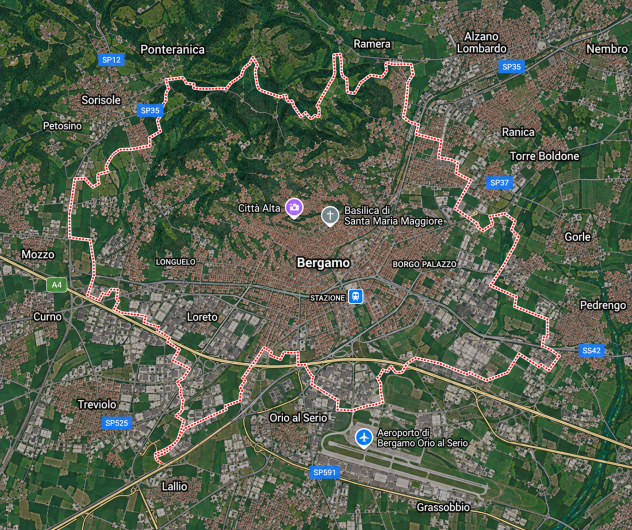 Bergamo monolocale nuovo con cucina separata