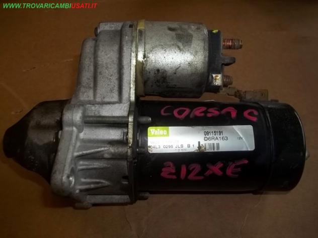MOTORINO AVVIAMENTO VALEO D6RA163 09115191 SU Z12XE OPEL ASTRA (A04) 5p / SW  Parti elettriche  Impianto elettrico  Elettrico motore   OPEL - ASTRA H