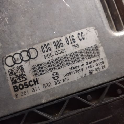 CENTRALINA MOTORE AUDI A3 1.9 TDI BOSCH 0 281 011 832, 0281011832, 03G 906 016 C - Foto 4
