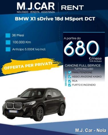 BMW X1 sDrive 18d Msport rif. 24118953
