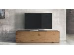 Porta tv rovere nodato spazzolato  Cod 253M