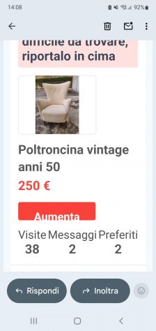 Poltroncina vintage