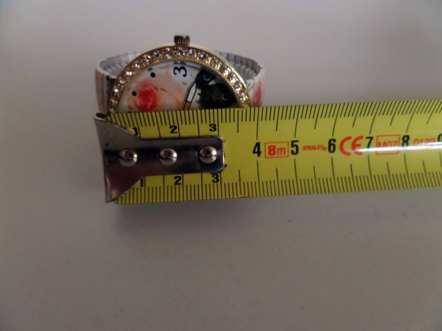 Orologio da polso femminile (rose) cinturino a molla - Foto 6
