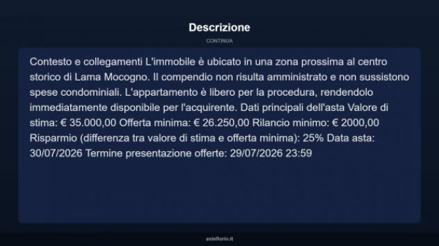 Immobile in asta di 66 m² in vendita a Lama Mocogno - Foto 17