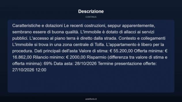 Immobile in asta di 45 m² in vendita a Tolfa - Foto 5