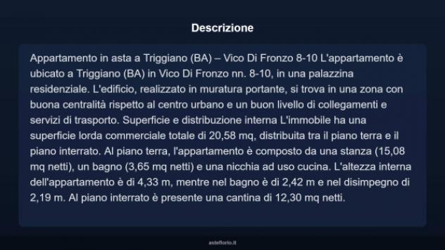 Immobile in asta di 20 m² in vendita a Triggiano - Foto 5