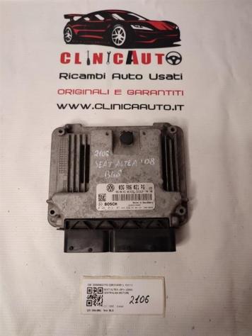 CENTRALINA MOTORE SEAT Altea Berlina 03G906021PG 0281014105 diesel 1896 (04)