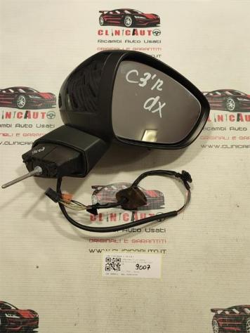 SPECCHIETTO RETROVISORE DESTRO CITROEN C3 Serie 232676024 5 2PIN (0915)