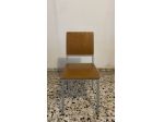 6 sedie legno e metallo, robuste e moderne