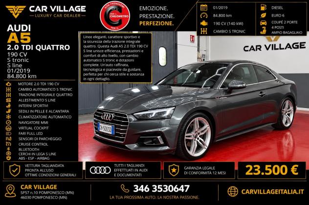 Audi A5 2.0 TDI 190 CV quattro S tronic line