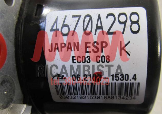 4670A298 Mitsubishi ASX centralina gruppo pompa ABS - Foto 3