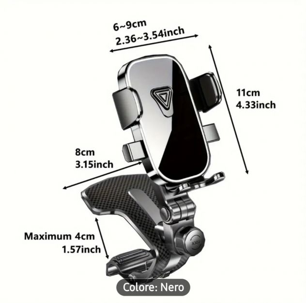 Supporto per smartphone da cruscotto automobile - Foto 7